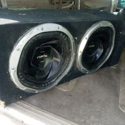 12-in Subwoofers Sony One Speaker Don't Work