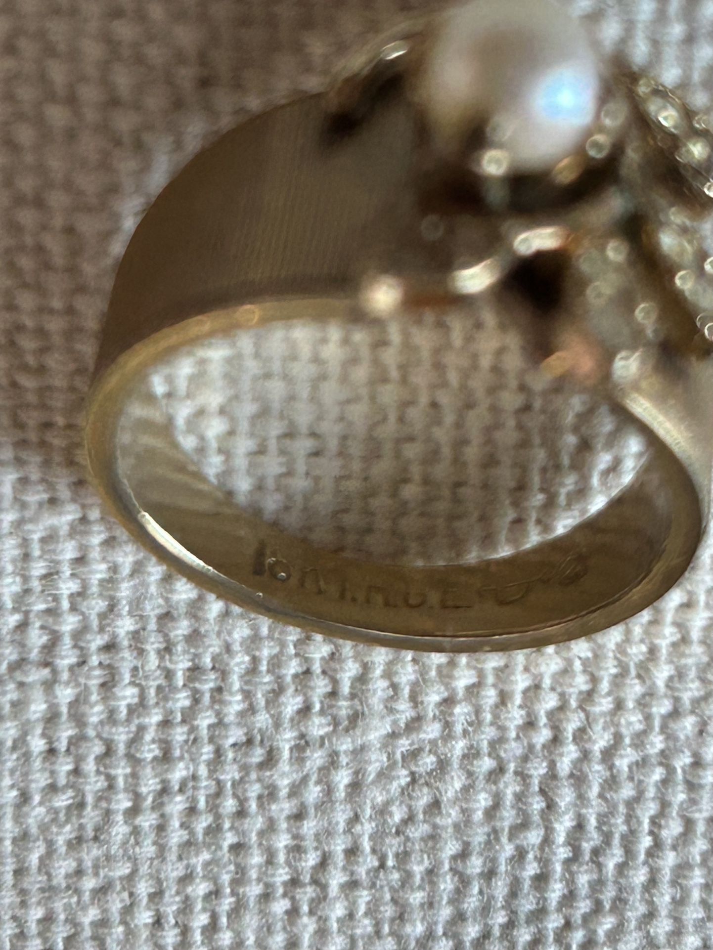 Vintage 70s Engagement Ring 💍 18 Kt HGE