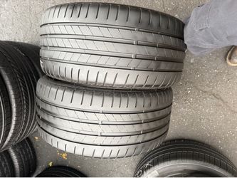 2 tires 255-35-19 Bridgestone run flat good condition $150 for both mounted and balanced