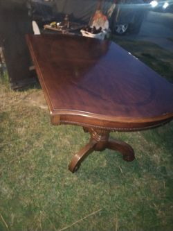 Antique Cherry Wood Dining Room Table