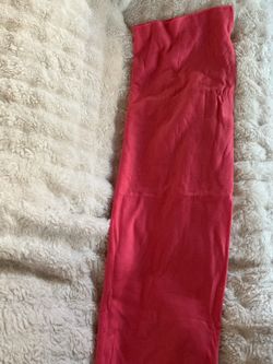 Pink throw blanket