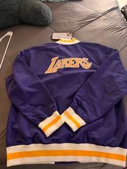 F/S: BRAND NEW MITCHELL & NESS LAKERS SZ. XL 75TH ANNIVERSARY WARM UP JACKET