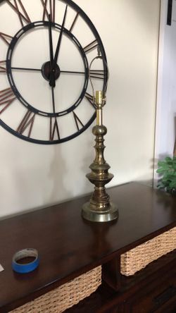 Mid Century Brass Stiffel Lamp 