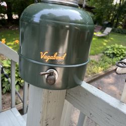 1950s Vagabond Cooler Jug  Hemp & Company, Incorporated Macomb, Illinois 