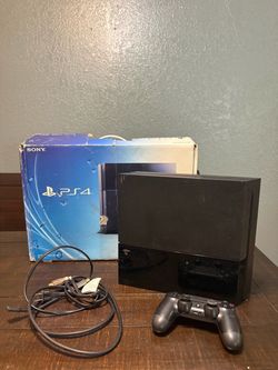 PS4 500GB (with controller, power cord, and HDMI cord)