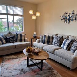 Sofa and Loveseat 