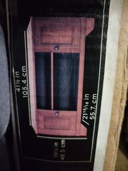 TV Stand Charry Finish Wood (New)