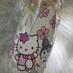 Hello Kitty Glass Cup