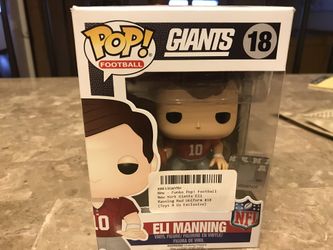 Funko Pop! NY Giants Eli Manning Red Uniform #18 (Toys R Us Exclusive )
