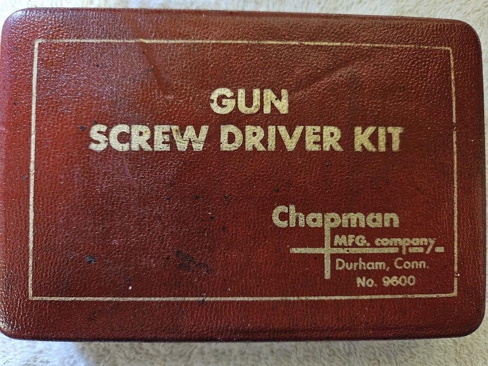 Vintage Chapman Screw Driver Kit