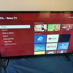 32” TCL Roku TV 