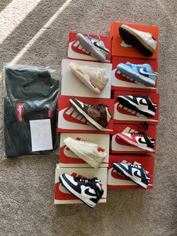 Dunks, Air Jordan, Supreme Box Logo