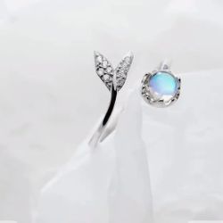 Sterling Silver Mermaid Tail Ring