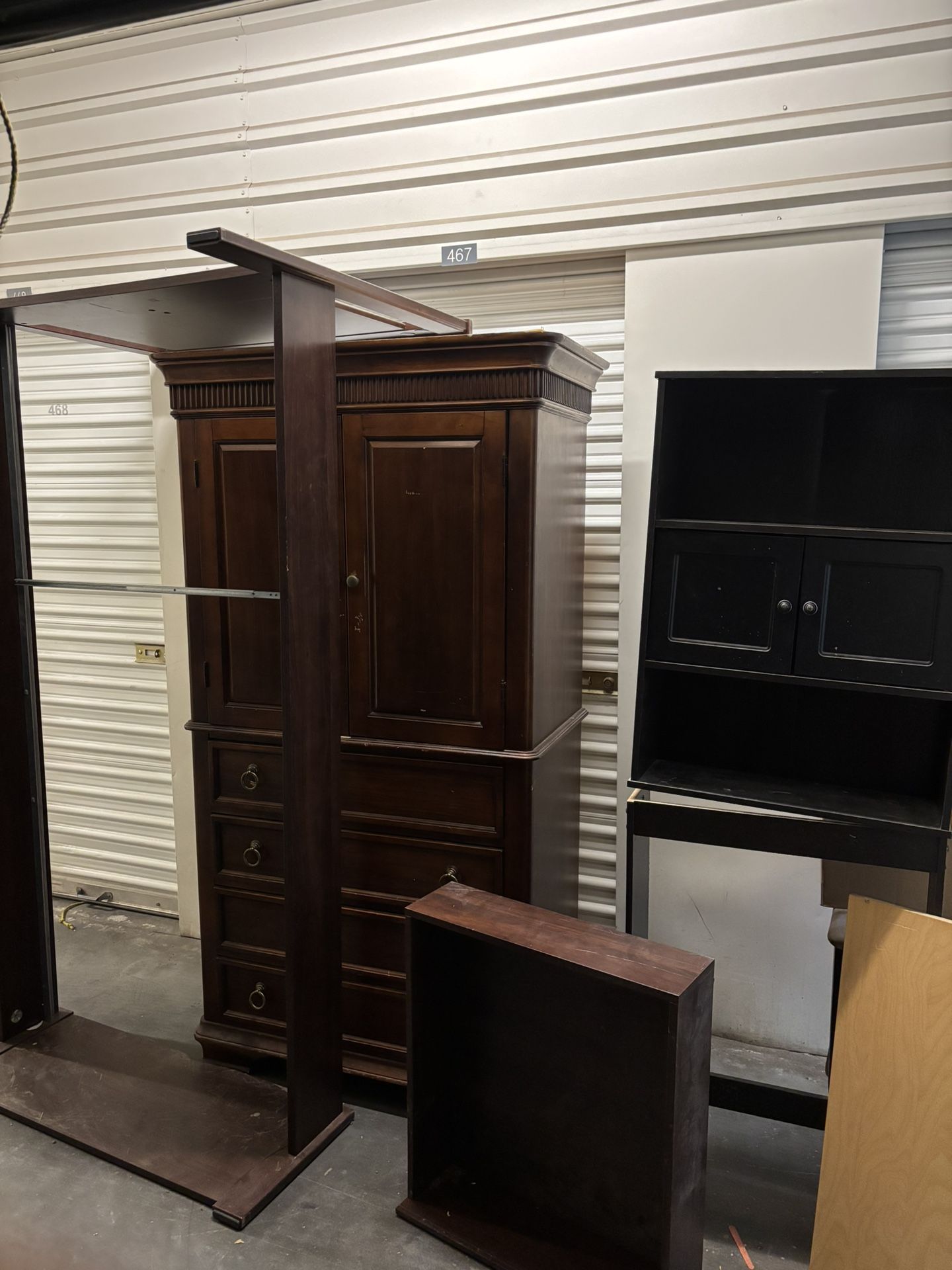 Free Twin Captains Bed Dressers Mirror Coffee Table Etc