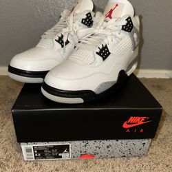 Nike 2025 Air Jordan Retro OG ‘White Cement’ Men’s Shoe Size 8