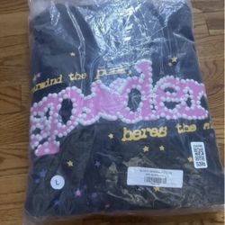 SIZE M BLACK Sp5der HOODIES
