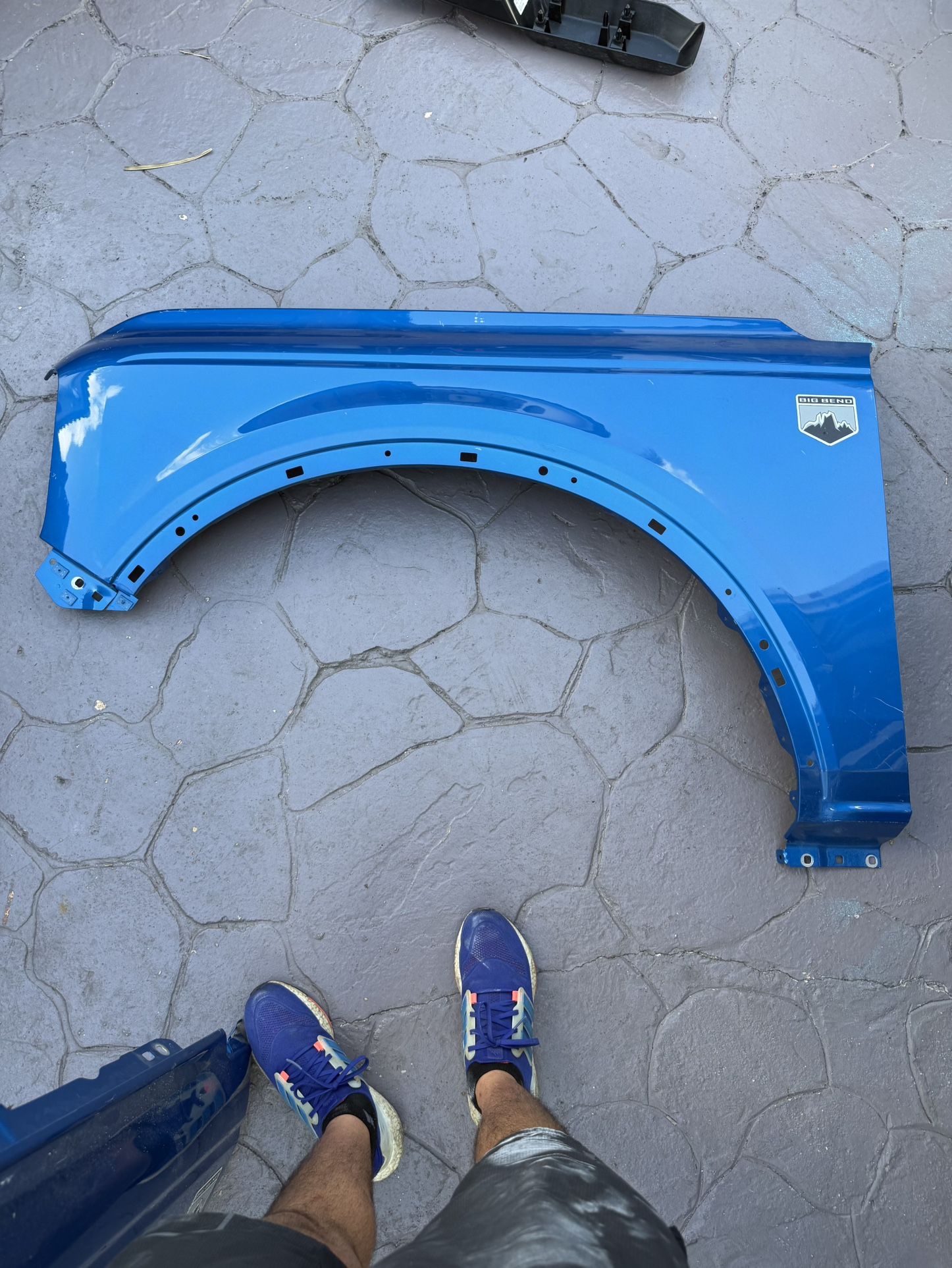 21-25 Ford bronco fender Left driver Blue