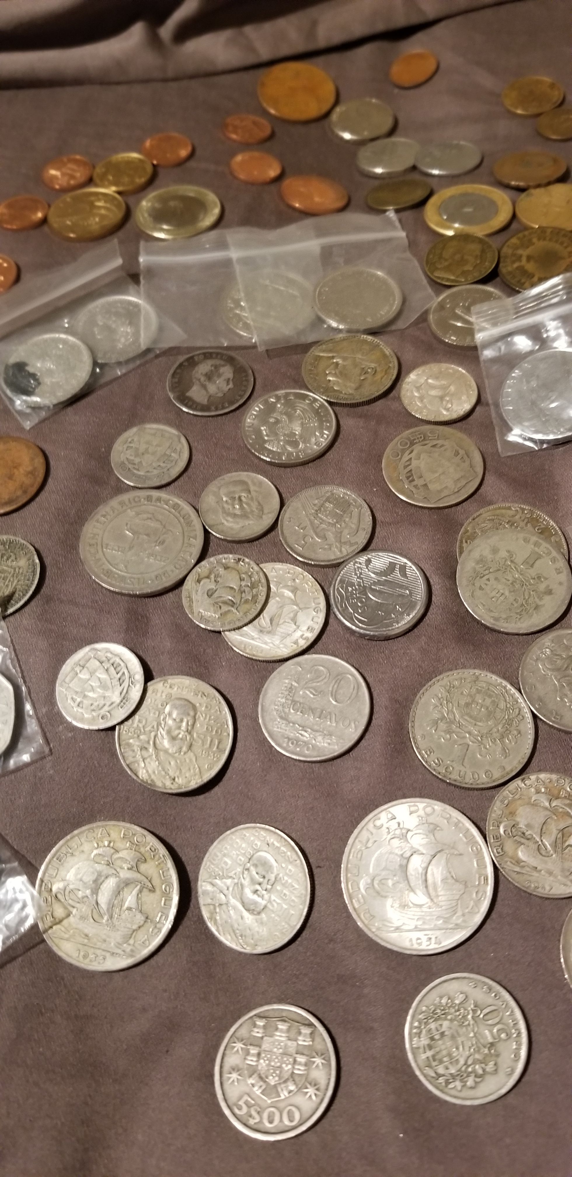 Silver Brazil coins 4 sale