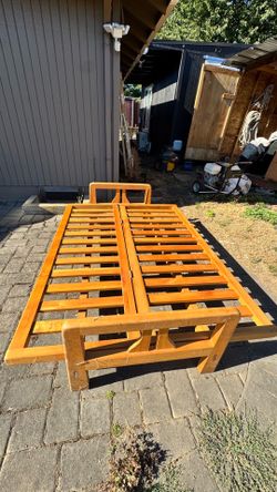 Wood Futon Frame – $20