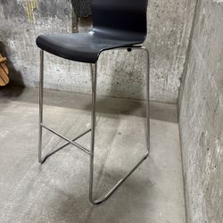 Black IKEA Bar Stool- 26”