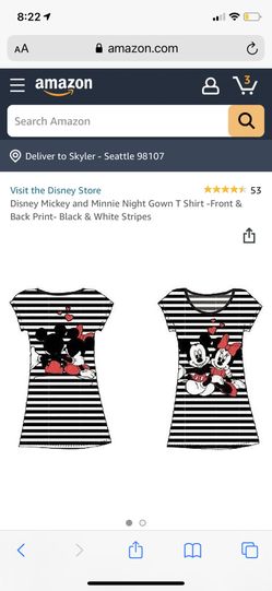 Women’s Disney Mickey and Minnie Nightgown