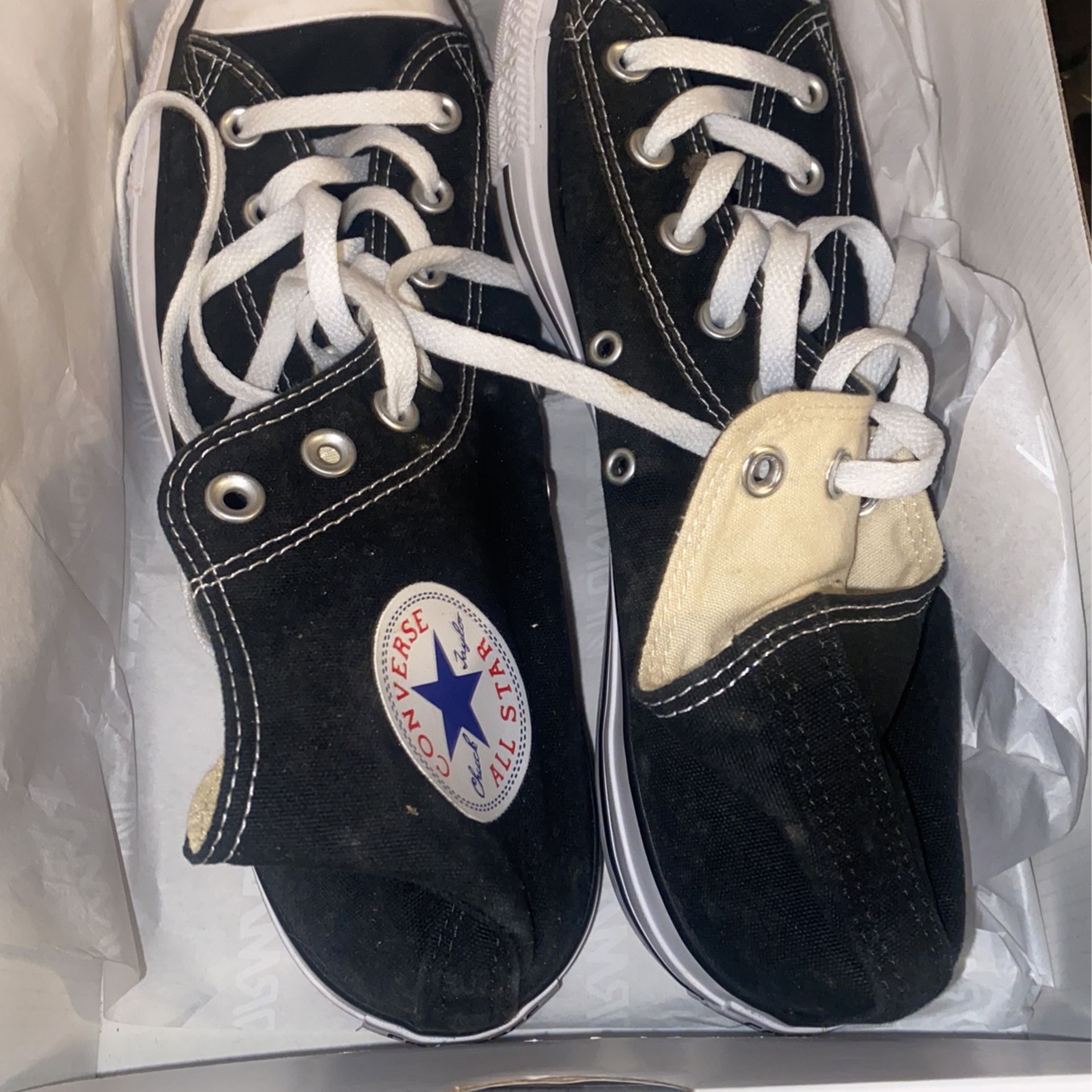 Black Converse Size 11 Hightops