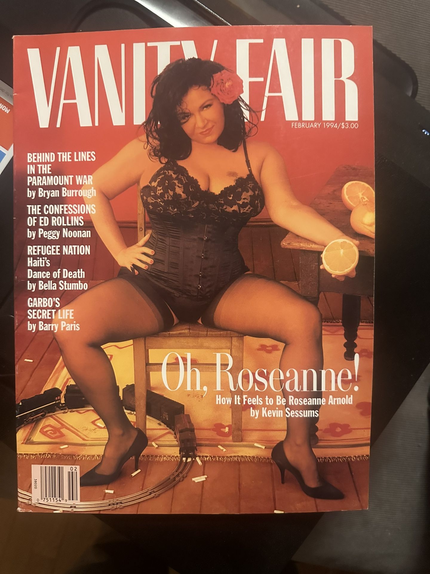 Vanity Fair Magazine February 1994 Roseanne Arnold, Ed Rollins, Heidi Fleiss
