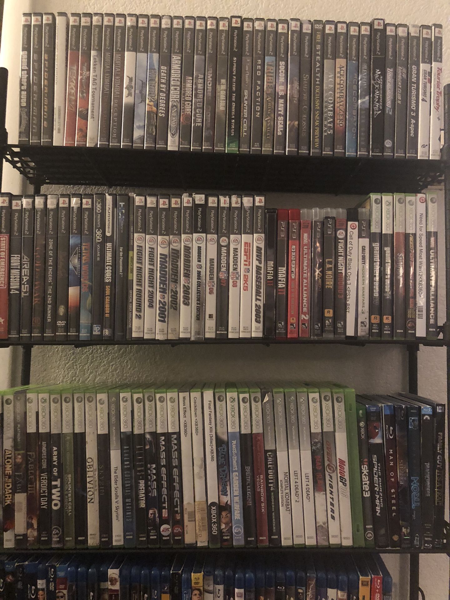 GAME COLLECTION! PS2/PS3/XBOX360!