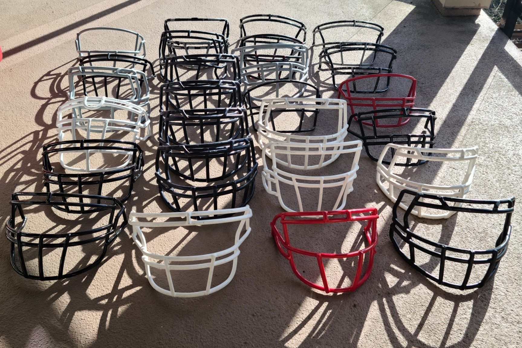 26 Used youth/adult football facemasks