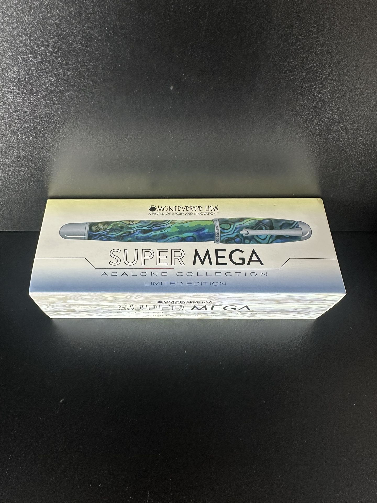 MONTEVERDE USA Super Mega Abalone LE Gunmetal Trim Fountain Pen Broad [#14/50]