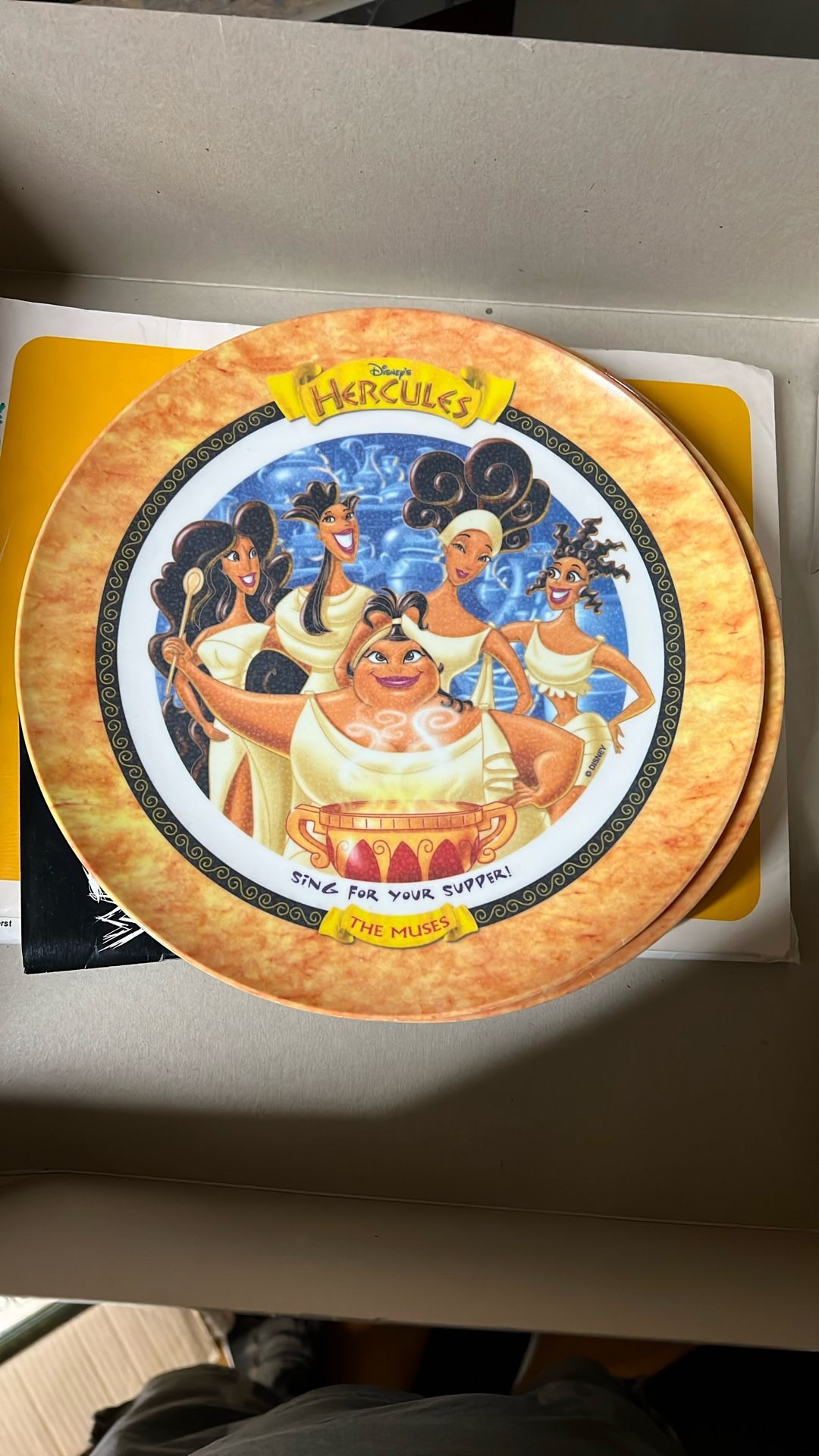 Hercules Plates Disney