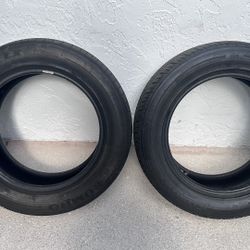 USED 2 pieces - KU 27 ECSTA LX PLATINUM TIRE 205/60 R16 96V - Delivery is negotiable