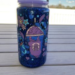 Stitch Snowglobe Tumbler 