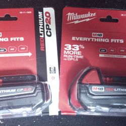 Milwaukee M18 Lithium Batteries