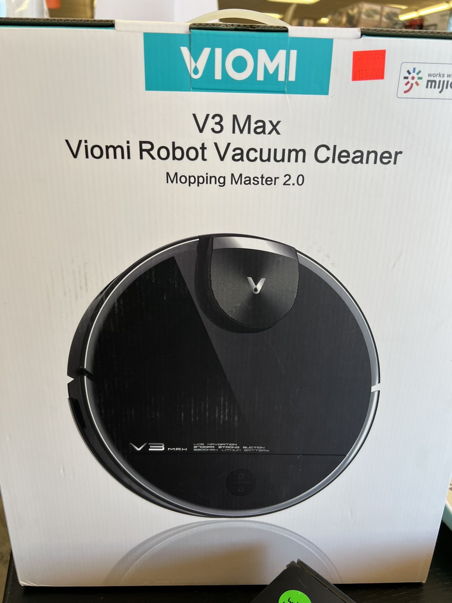 V3 Max Viomi Robot Vacuum Cleaner Mopping Master 2.0