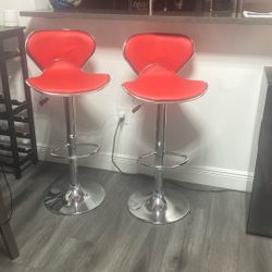 Red Bar Stools