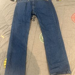 LEVI dark washed regular fit jeans