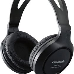 PANASONIC® Full-Size Over-Ear Wired Long-Cord Headphones