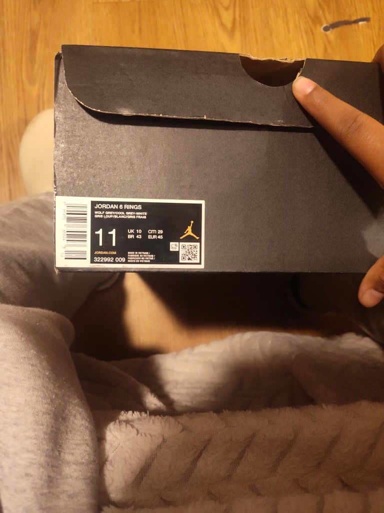 Jordan 6 Rings Cool Grey /Price Negotiable 