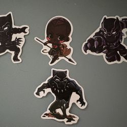  Black Panther Sticker Set 