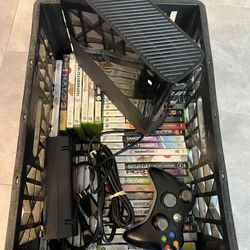 Xbox 360 Slim Bundle And Games (You Choose Your Games)