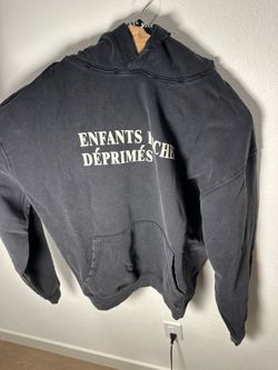 Authentic    Enfants Riches Déprimés Distressed Black Hoodie size M/L