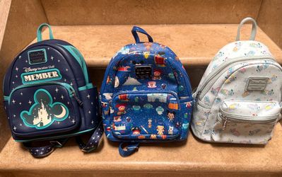 3 Disney LoungeFly backpacks