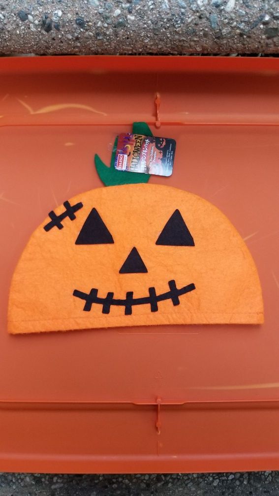 Halloween Costume Childrens Pumpkin Hat