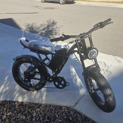 ⚡ DriftSlide J1 Electric Bike – Like New – Fat Tire Moped Style ⚡