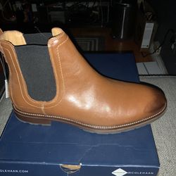 COLE HAAN MEN'S WARNER GROUND WATERPROOF CHELSEA Men’s Boots Size 9.5 New Original