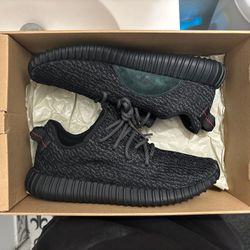 Ds Adidas Yeezy 350 Pirate Black Size 10.5