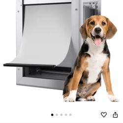 Dog Door For Interior And Exterior  Doors And Wall Efficient Weather Proof 