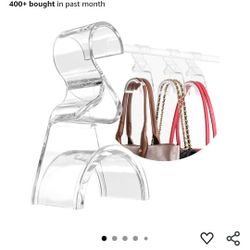 Acrylic Bag Hangers, Pack Of 3