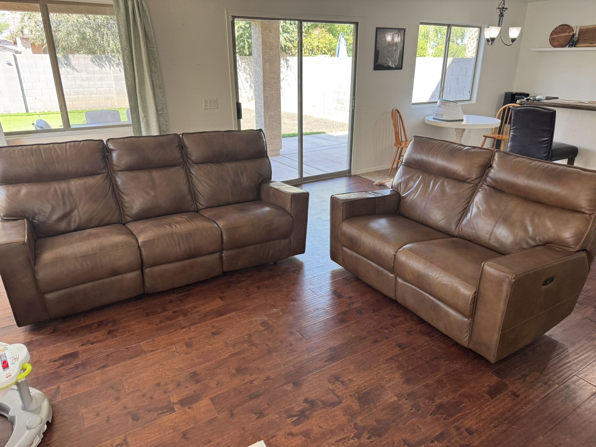 Recliner Brown Leather Couches
